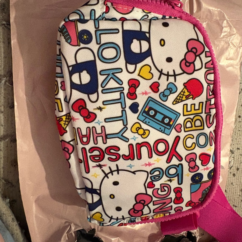 Hello Kitty Pink and White‎ small belt bag